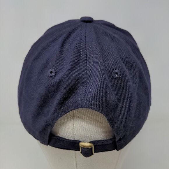 Unbranded Men's Slideback Hat Blue Adjustable Embroidered Ski Flag Logo - Picture 5 of 6